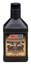 AMSOIL Synthetic SAE 60 Motorcycle Oil API SG, SL/CF • JASO MA/MA2 • ISO-L-EMA2 • API GL-1