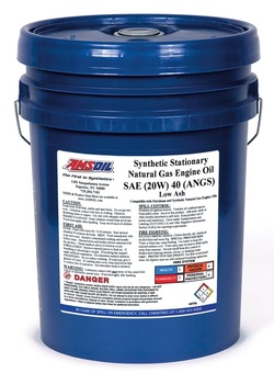 AMSOIL Synthetic Stationary Natural Gas Engine Oil Formulated to Provide Top Efficiency in Stationary Engines Fueled by Natural Gas