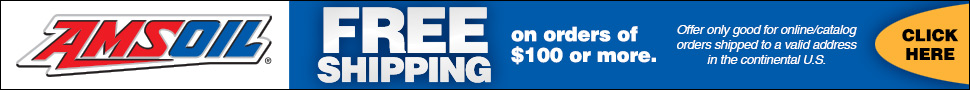 FREE Shipping on $100 or more of AMSOIL products