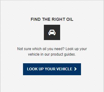 Find the right oil for your vehicle